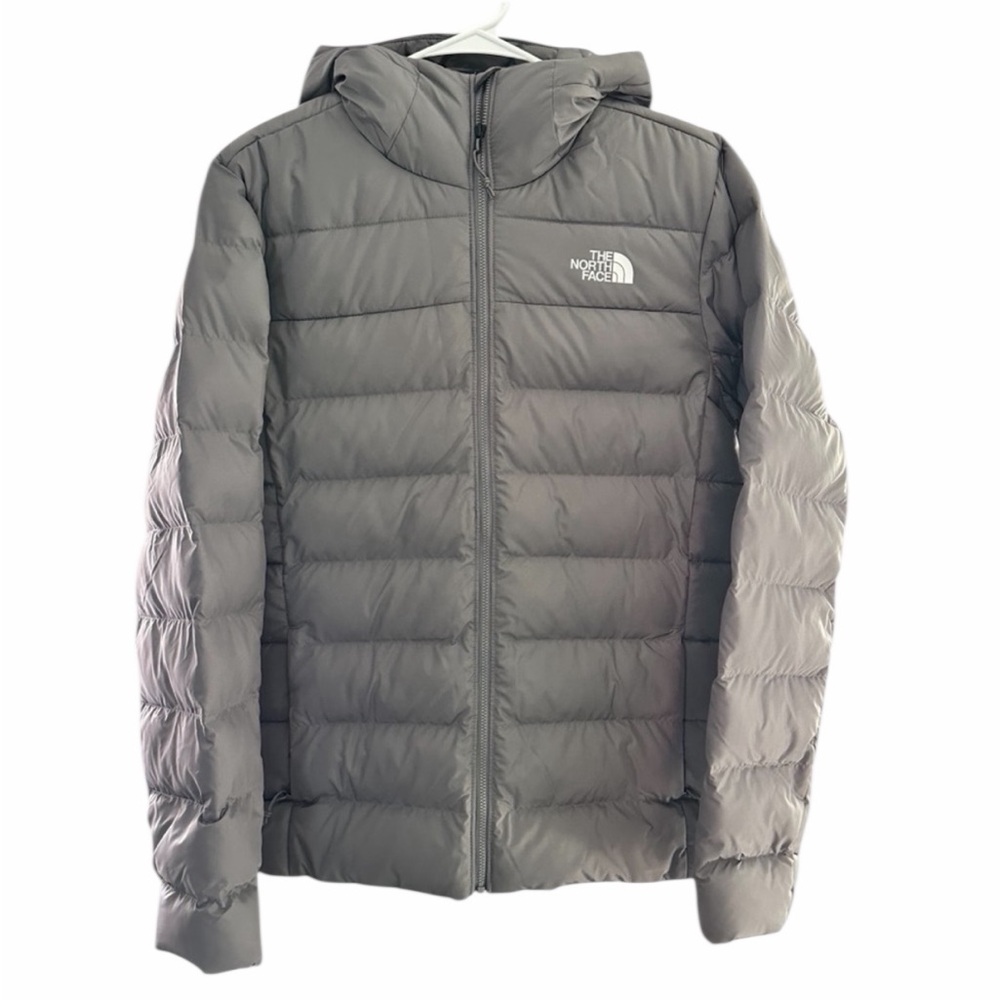 The North Face Mens Aconcagua 3 Zip-Front Puffer Jacket Size Small NWOT Charcoal